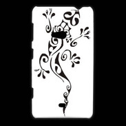 Coque Nokia Lumia 625 Salamandre tribal noir 550