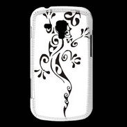 Coque Samsung Galaxy Trend Salamandre tribal noir 550