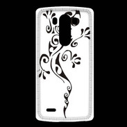 Coque LG G3 Salamandre tribal noir 550