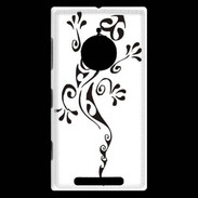 Coque Nokia Lumia 830 Salamandre tribal noir 550
