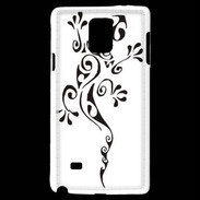Coque Samsung Galaxy Note 4 Salamandre tribal noir 550