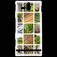Coque Sony Xperia U Collection vignoble 125