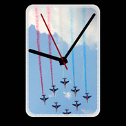 Grande pendule murale Patrouille de France en meeting aérien