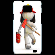 Coque Samsung Galaxy S2 Je suis Pompier