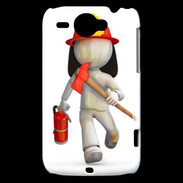 Coque HTC Wildfire G8 Je suis Pompier