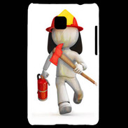 Coque LG Optimus L3 II Je suis Pompier