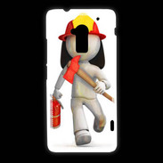 Coque HTC One Max Je suis Pompier