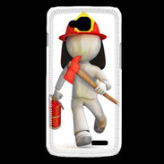 Coque LG L90 Je suis Pompier