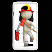 Coque LG L70 Je suis Pompier