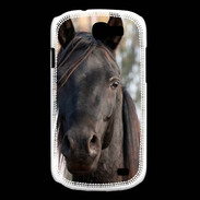 Coque Samsung Galaxy Express Tête de cheval noir