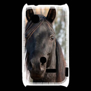 Coque Sony Xperia Typo Tête de cheval noir