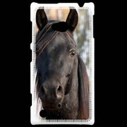 Coque Nokia Lumia 720 Tête de cheval noir