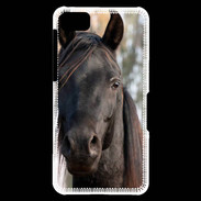 Coque Blackberry Z10 Tête de cheval noir