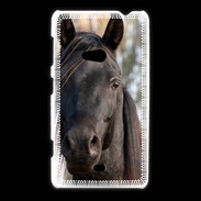 Coque Nokia Lumia 625 Tête de cheval noir