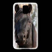Coque Samsung Galaxy S5 Tête de cheval noir