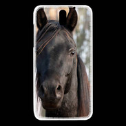 Coque HTC Desire 610 Tête de cheval noir