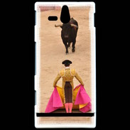 Coque Sony Xperia U Face à Face Corrida