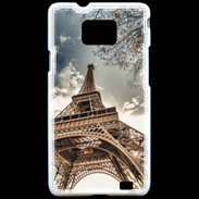 Coque Samsung Galaxy S2 Tour Eiffel vue d'en bas