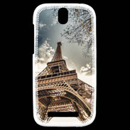 Coque HTC One SV Tour Eiffel vue d'en bas