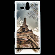 Coque Sony Xperia U Tour Eiffel vue d'en bas