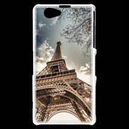 Coque Sony Xperia Z1 Compact Tour Eiffel vue d'en bas