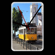 Grande pendule murale Tramway de Lisbonne au Portugal