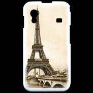 Coque Samsung ACE S5830 Tour Eiffel Vintage en noir et blanc