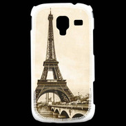 Coque Samsung Galaxy Ace 2 Tour Eiffel Vintage en noir et blanc