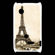 Coque Sony Xperia Typo Tour Eiffel Vintage en noir et blanc