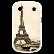 Coque Blackberry Bold 9900 Tour Eiffel Vintage en noir et blanc