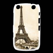 Coque Blackberry Curve 9320 Tour Eiffel Vintage en noir et blanc