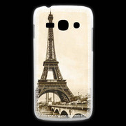 Coque Samsung Galaxy Ace3 Tour Eiffel Vintage en noir et blanc