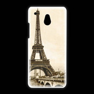 Coque HTC One Mini Tour Eiffel Vintage en noir et blanc