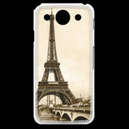 Coque LG G Pro Tour Eiffel Vintage en noir et blanc