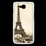 Coque LG L90 Tour Eiffel Vintage en noir et blanc
