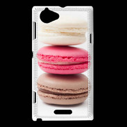 Coque Sony Xperia L Trio de macarons 100