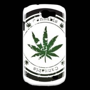 Coque Samsung Galaxy Express Grunge stamp with marijuana leaf