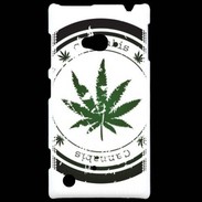 Coque Nokia Lumia 720 Grunge stamp with marijuana leaf