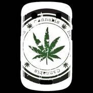 Coque Blackberry Bold 9900 Grunge stamp with marijuana leaf