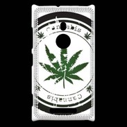 Coque Nokia Lumia 925 Grunge stamp with marijuana leaf