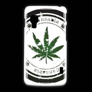 Coque LG L5 2 Grunge stamp with marijuana leaf