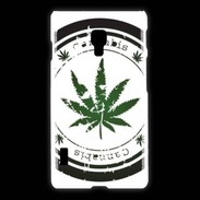 Coque LG L7 2 Grunge stamp with marijuana leaf