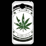 Coque LG G Pro Grunge stamp with marijuana leaf