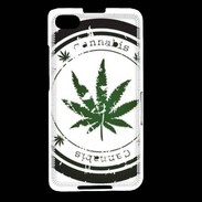 Coque Blackberry Z30 Grunge stamp with marijuana leaf