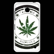 Coque Nokia Lumia 630 Grunge stamp with marijuana leaf