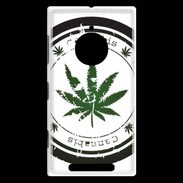 Coque Nokia Lumia 830 Grunge stamp with marijuana leaf