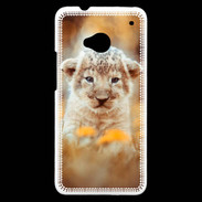 Coque HTC One Lionceau d'Afrique