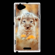 Coque Sony Xperia L Lionceau d'Afrique