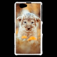 Coque Sony Xperia Z1 Compact Lionceau d'Afrique