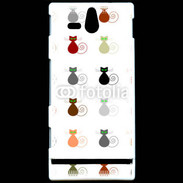 Coque Sony Xperia U La vie en chat 750